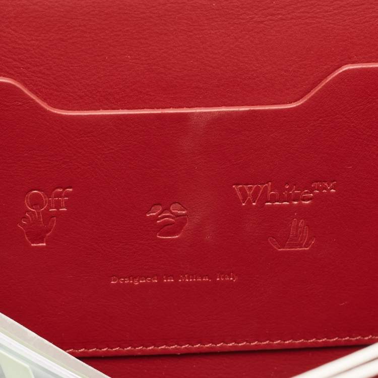 Pre Owned Off-White White Leather Puzzle 2.8 Jitney Top Handle Bag