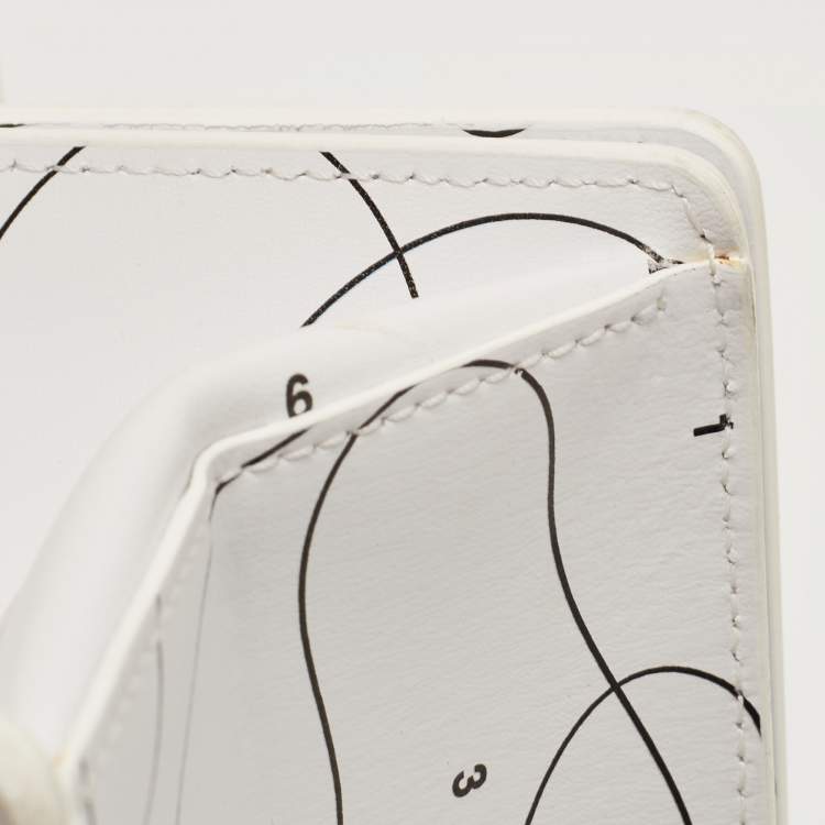 Pre Owned Off-White White Leather Puzzle 2.8 Jitney Top Handle Bag