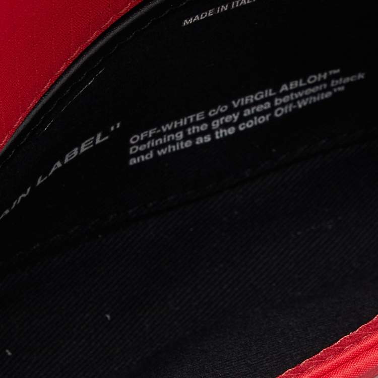 Pre Owned Off-White Red Nylon Camera Bag