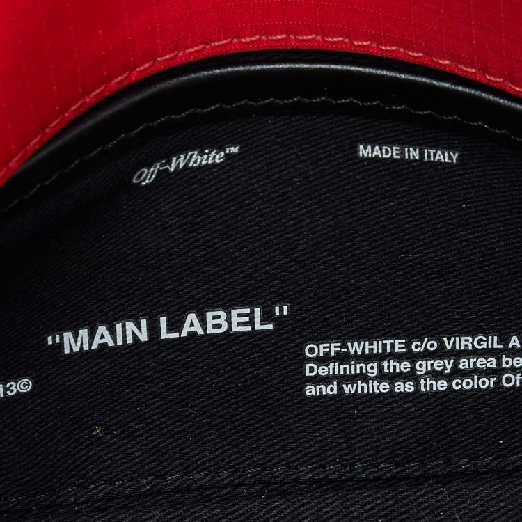 Pre Owned Off-White Red Nylon Camera Bag