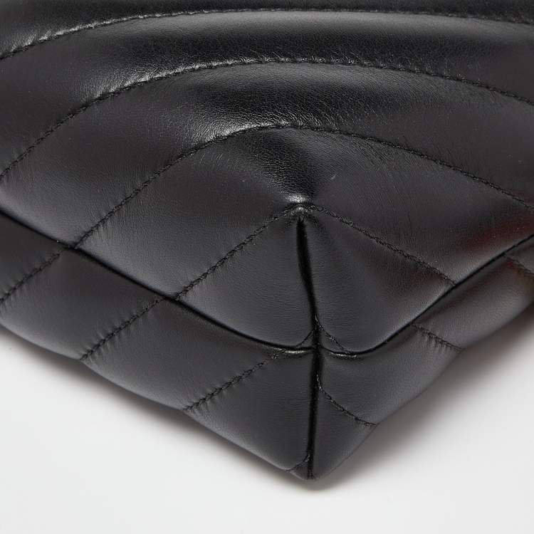 Pre Owned Off-White Black Leather Zip Crossbody bag