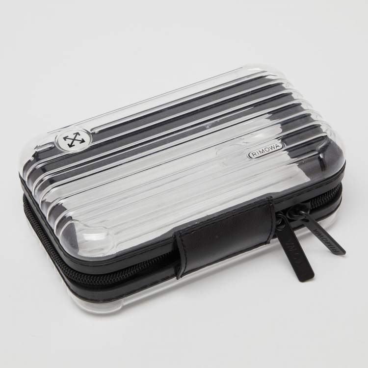 Pre Owned Off-White x Rimowa White/Transparent Plexiglass See Through Suitcase