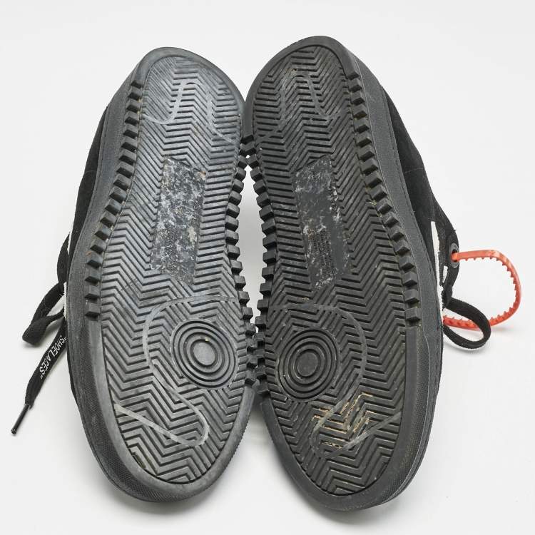 Pre Owned Off-White Black Suede 2.0 Low Top Sneakers Size 39