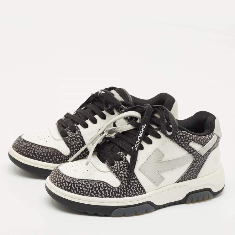 Pre Owned Off-White Multicolor Leather Out Of Office Sneakers Size 36