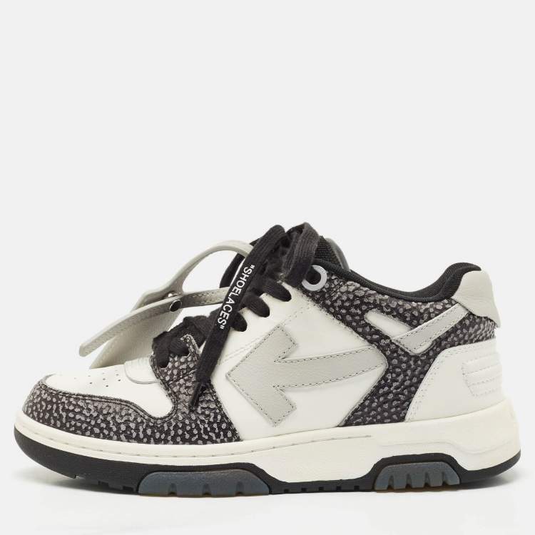 Pre Owned Off-White Multicolor Leather Out Of Office Sneakers Size 36