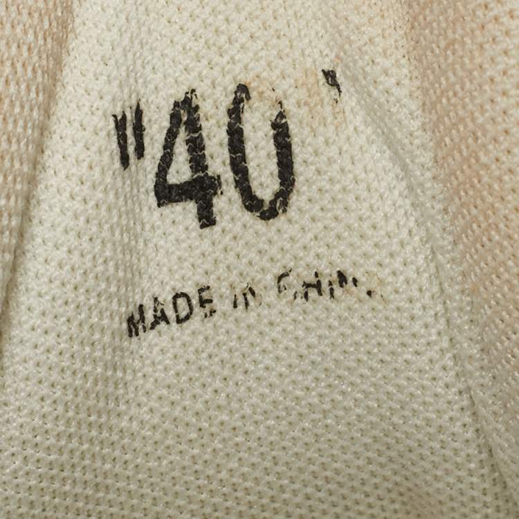 Pre Owned Off-White White Leather Out Of Office High Top Sneakers Size 40