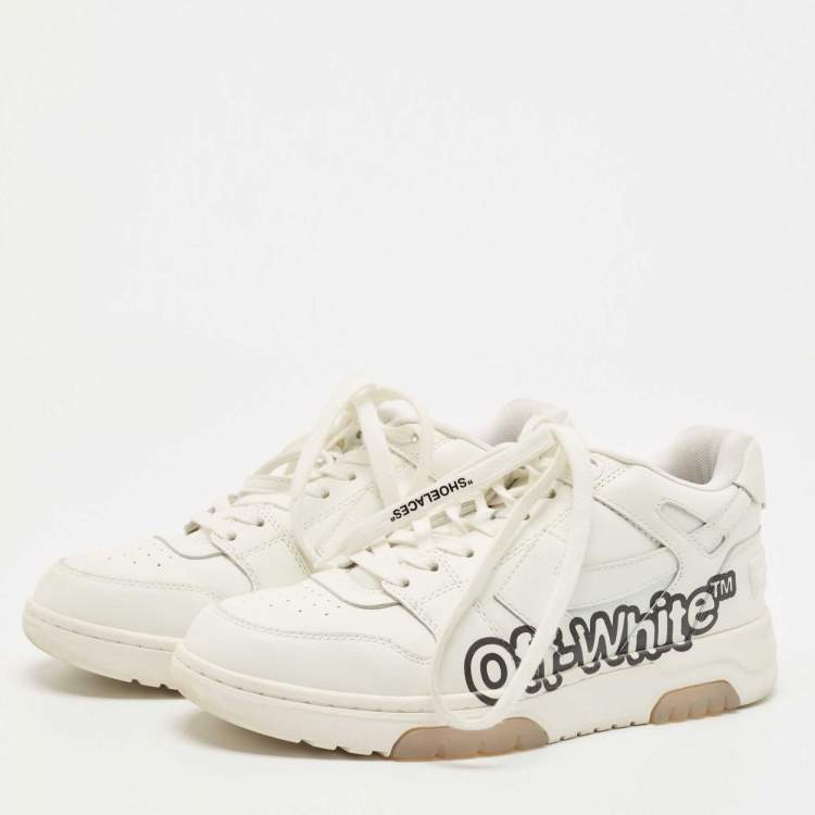 Pre Owned Off-White White Leather Out Of Office Sneakers Size 39