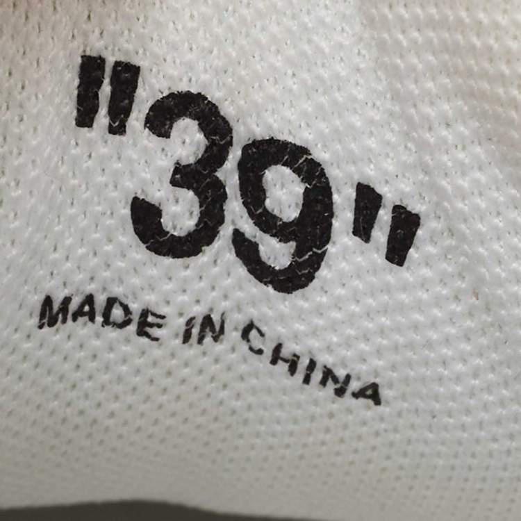 Pre Owned Off-White White Leather Out Of Office Sneakers Size 39