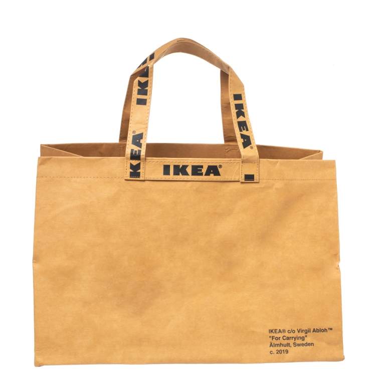 Pre Owned Off-White x Ikea Brown Markerad Sculpture Bag L