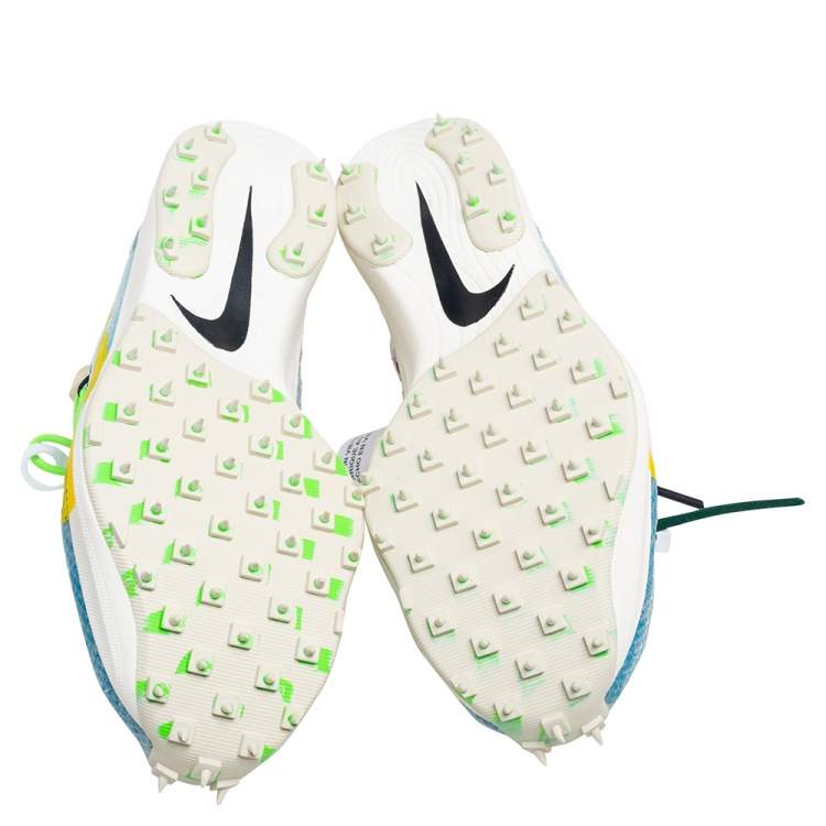 Pre Owned Off-White x Nike Multicolor PVC and Fabric Zoom Vapor Street Sneakers Size 41