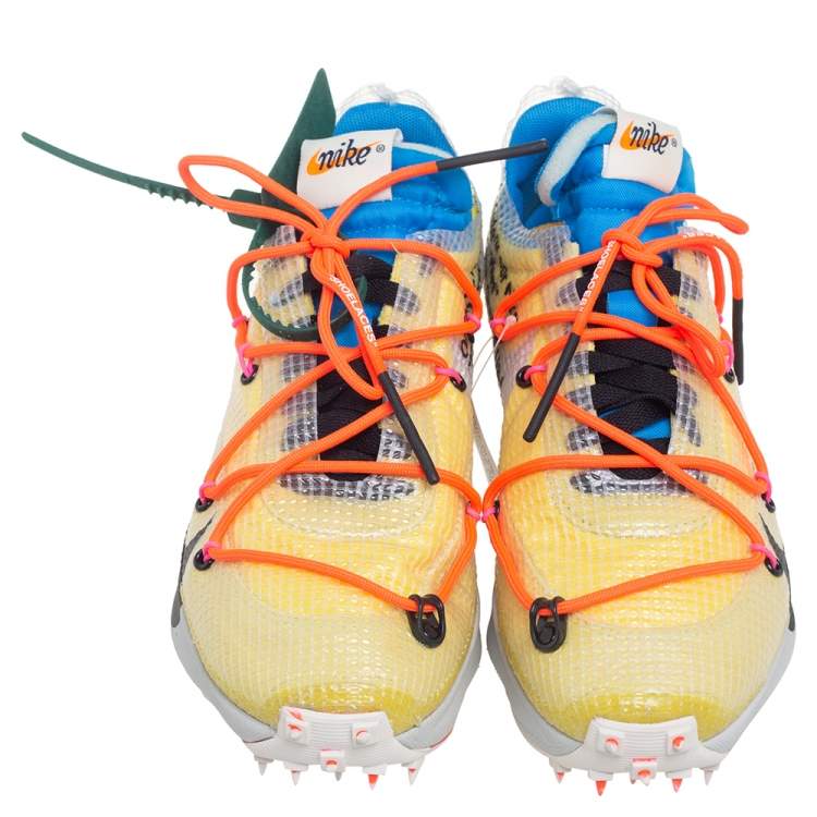 Pre Owned Off White x Nike Multicolor Nylon And Fabric Vapor Street Low Top Sneakers Size 38