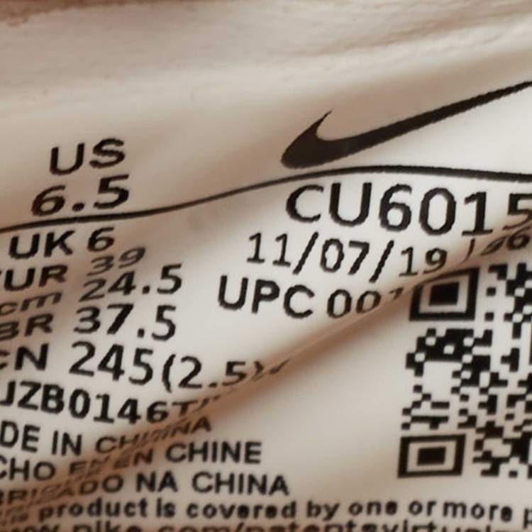 Pre Owned Off-White x Nike Multicolor Mesh and Leather Low Top Sneakers Size 37.5