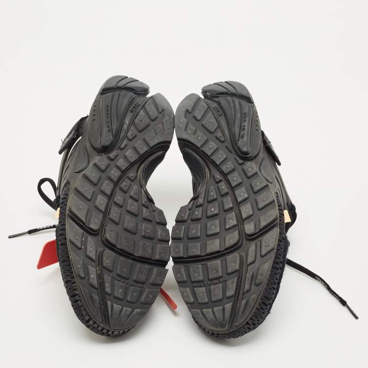 Pre Owned Off-White x Nike Black Mesh Air Presto Sneakers Size 40