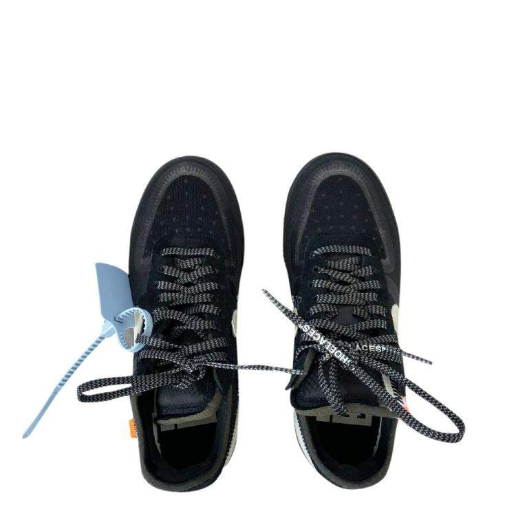 Pre Owned Nike X Off-White The 10th Air Force 1 Low Sneakers Size EU 37.5