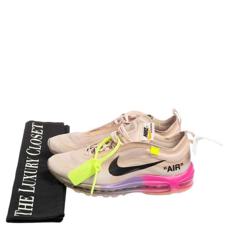 Pre Owned Off White x Nike Elemental Rose Mesh Air Max 97 OG Queen Sneakers Size 40
