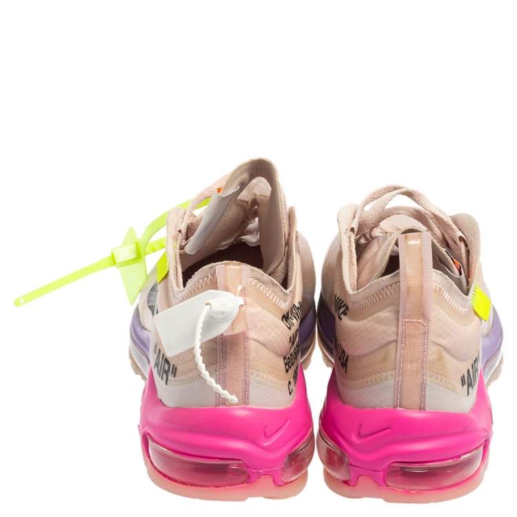 Pre Owned Off White x Nike Elemental Rose Mesh Air Max 97 OG Queen Sneakers Size 40
