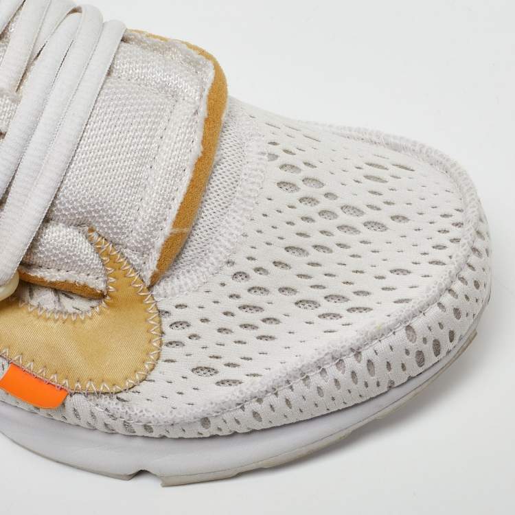 Pre Owned Off-White x Nike Off White Mesh Air Presto Sneakers Size 40