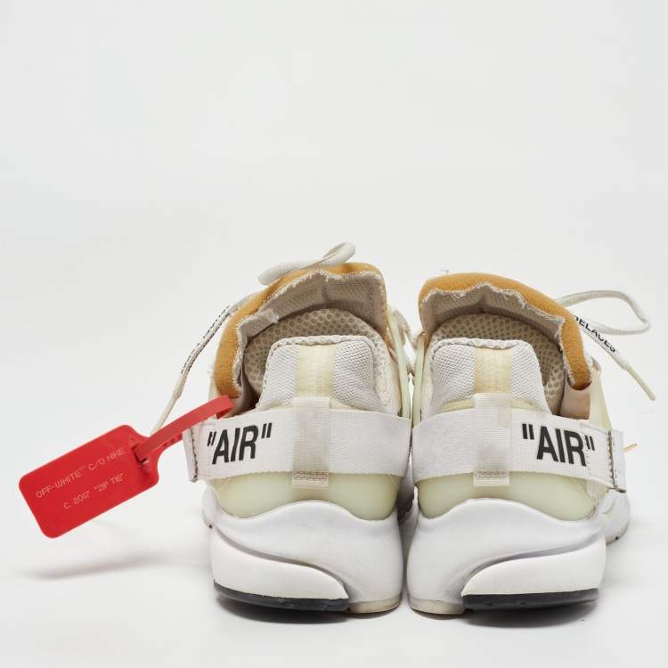 Pre Owned Off-White x Nike Off White Mesh Air Presto Sneakers Size 40