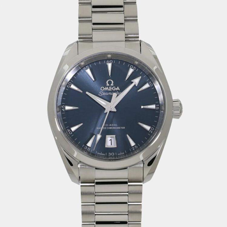 Omega Blue Stainless Steel Seamaster Aqua Terra 220.10.38.20