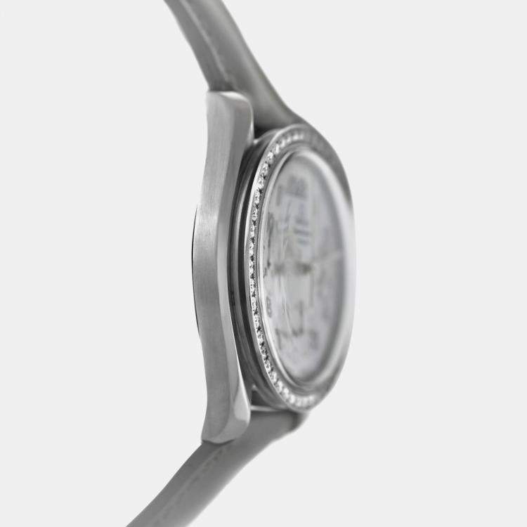 Pre Owned Omega Speedmaster Reduced 3815.72.55 Automatic Silver Stainless Steel Women's Wristwatch 37mm