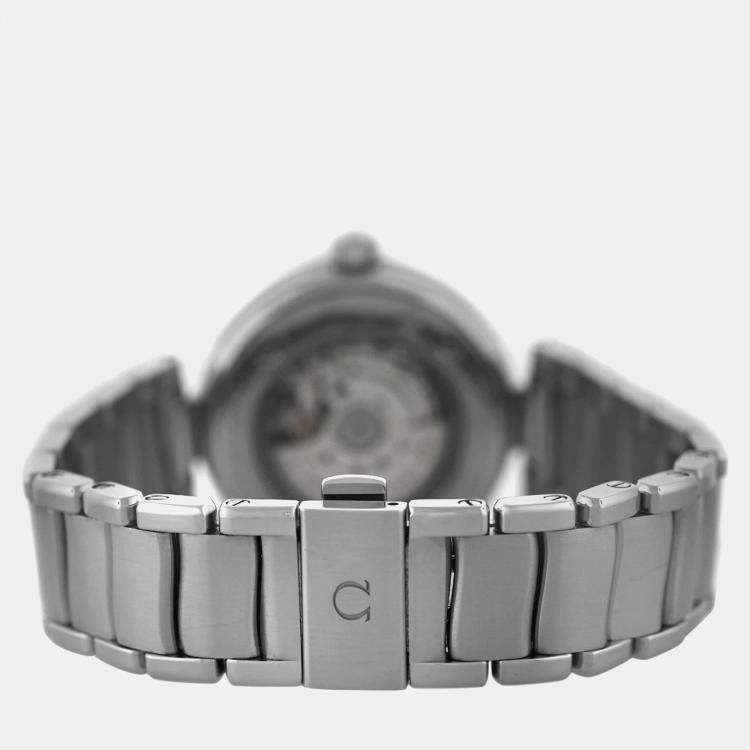 Pre Owned Omega Ladymatic 425.30.34.20.57.004 Automatic Grey Stainless Steel Women's Wristwatch 34mm