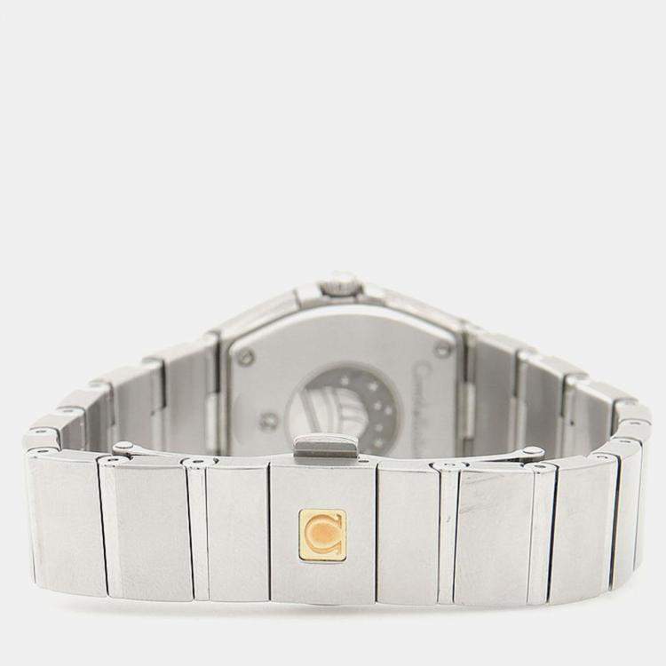 Pre Owned Omega Constellation 123.10.24 Quartz Stainless Steel Women's Wristwatch 24 mm
