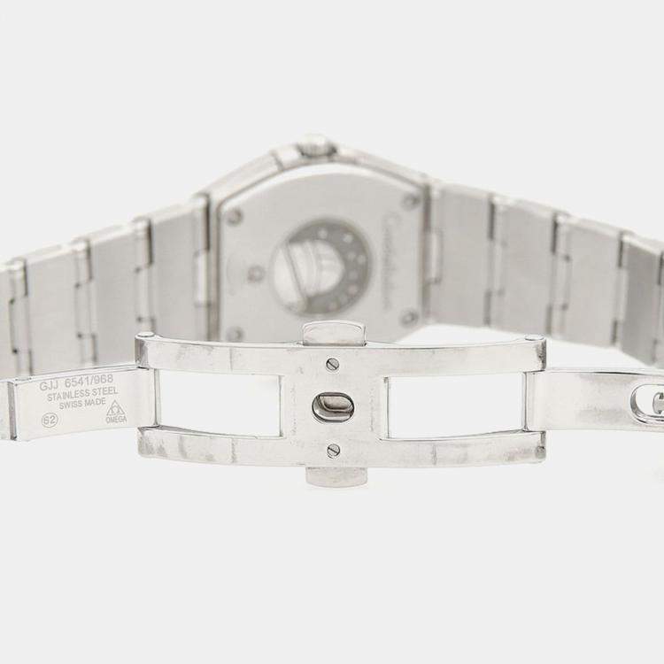 Pre Owned Omega Constellation 123.10.24 Quartz Stainless Steel Women's Wristwatch 24 mm