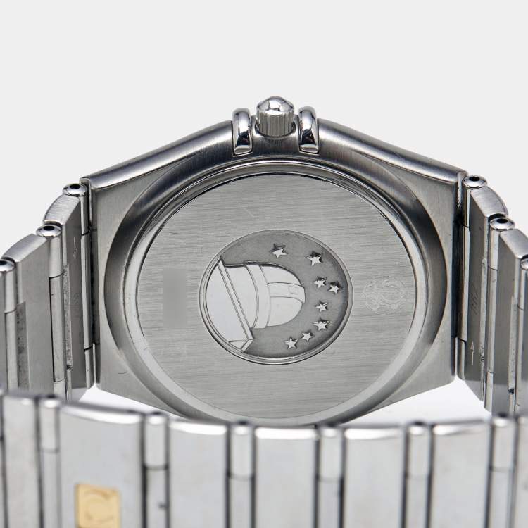 Pre Owned Omega Constellation 396.1201 Silver Dial Stainless Steel Women's Wristwatch 33 mm