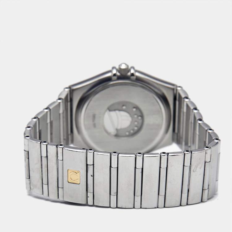 Pre Owned Omega Constellation 396.1201 Silver Dial Stainless Steel Women's Wristwatch 33 mm