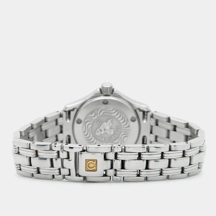 Pre Owned Omega Seamaster 2581.31.00 Silver Dial Stainless Steel Women's Wristwatch 25 mm