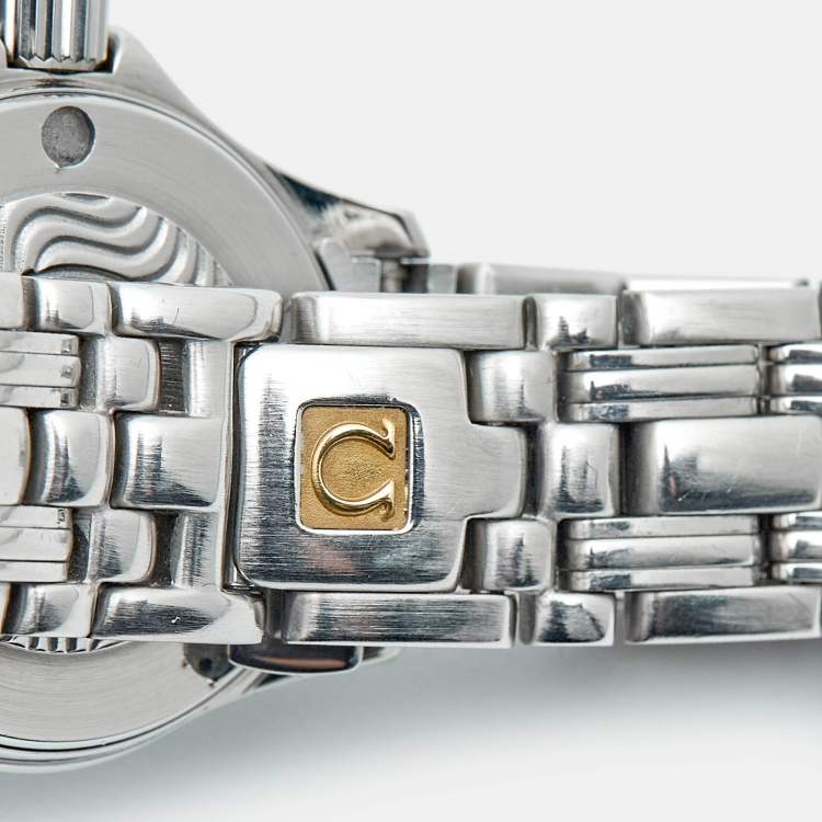 Pre Owned Omega Seamaster 2581.31.00 Silver Dial Stainless Steel Women's Wristwatch 25 mm