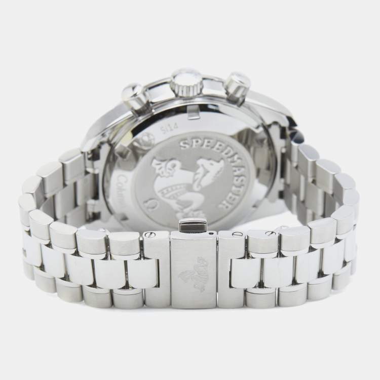 Pre Owned Omega Speedmaster Co-Axial Chronometre 324.30.38.50.01.001 Black Dial Stainless Steel Unisex Wristwatch 38 mm