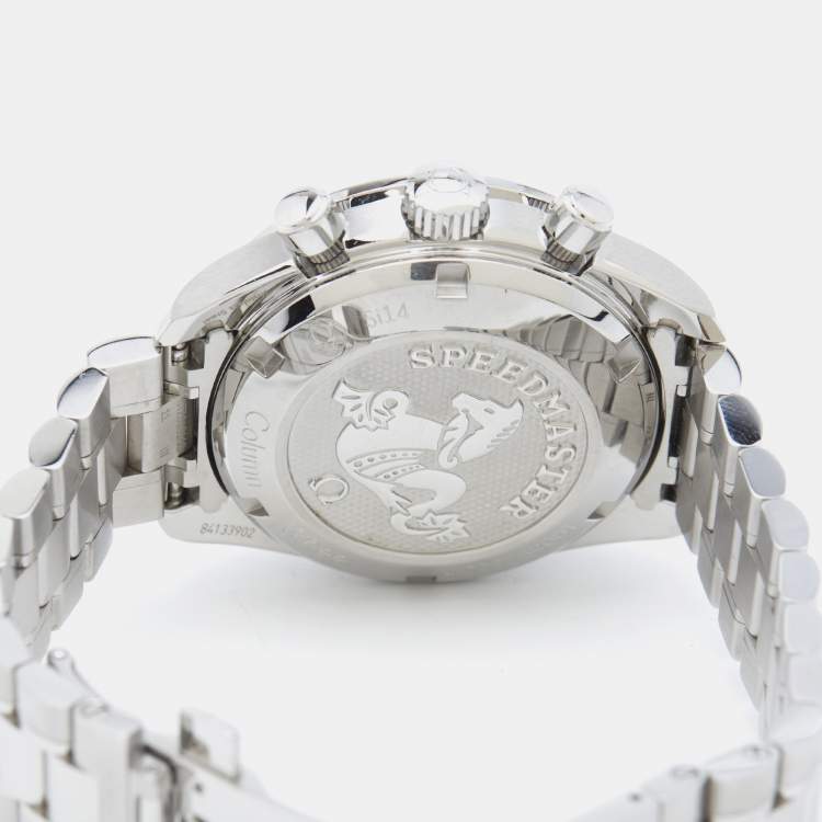 Pre Owned Omega Speedmaster Co-Axial Chronometre 324.30.38.50.01.001 Black Dial Stainless Steel Unisex Wristwatch 38 mm