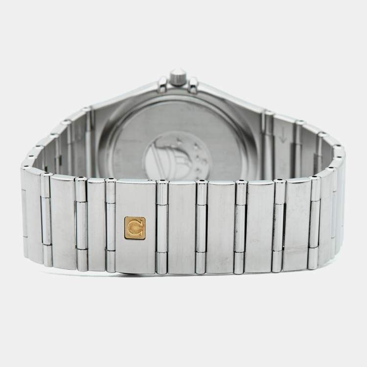 Pre Owned Omega Constellation 1512.30.00 Silver Dial Stainless Steel Women Wristwatch 33.50 mm