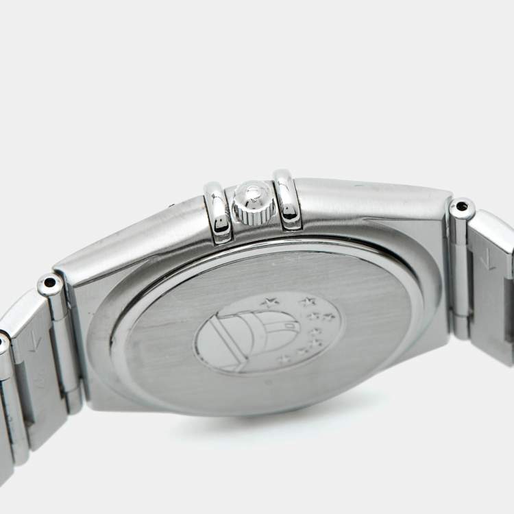 Pre Owned Omega Constellation 1512.30.00 Silver Dial Stainless Steel Women Wristwatch 33.50 mm