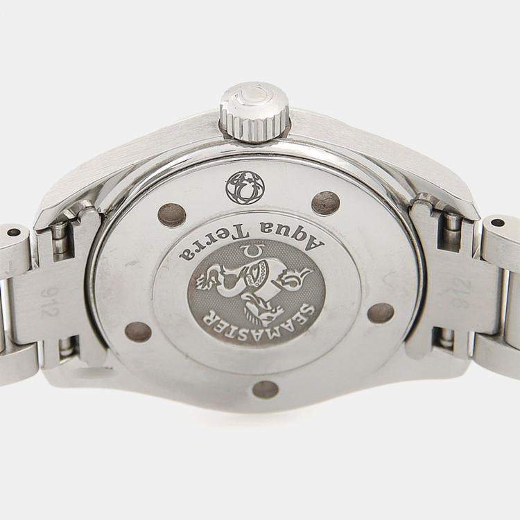 Pre Owned ساعة يد رجالية أوميغا سيماستر أكوا تيرا 2577.50 أوتوماتيكية فولاذ مقاوم للصدأ أسود 29 مم