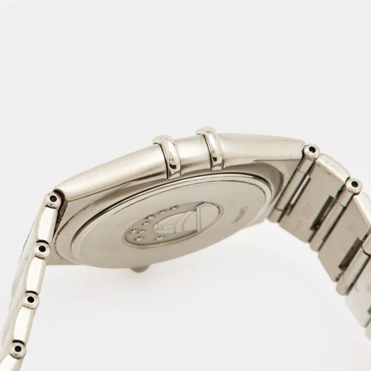 مملوكة مسبقًا Omega Constellation 396.1201 Grey Dial Stainless Steel Women Wristwatch 33.50 mm