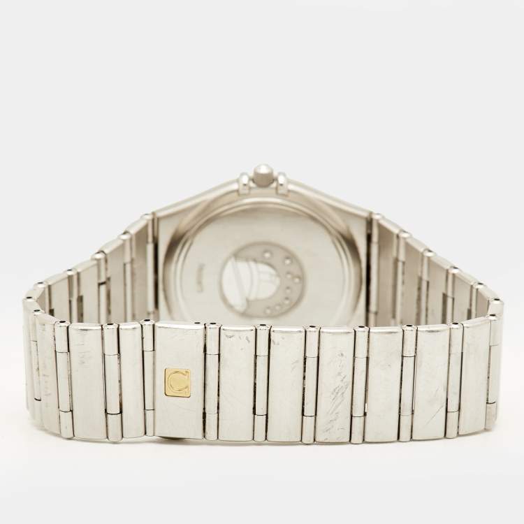 مملوكة مسبقًا Omega Constellation 396.1201 Grey Dial Stainless Steel Women Wristwatch 33.50 mm