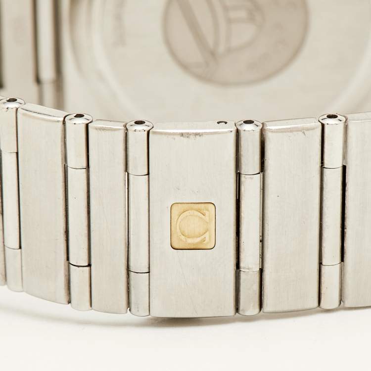 Pre Owned Omega Constellation 1512.30.00 Silver Dial Stainless Steel Women Wristwatch 33.50 mm