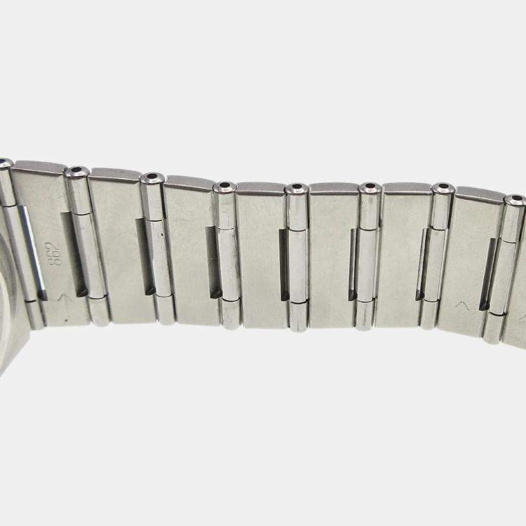 Pre Owned Omega Constellation Automatic Silver Stainless Steel Women's Wristwatch 33 mm