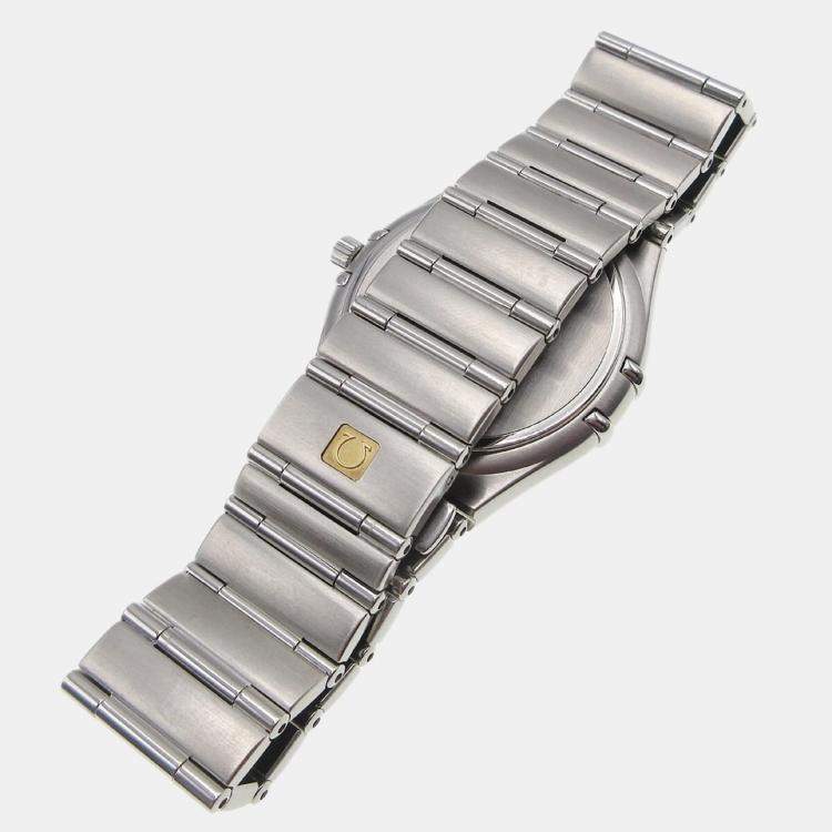 Pre Owned Omega Constellation Automatic Silver Stainless Steel Women's Wristwatch 33 mm