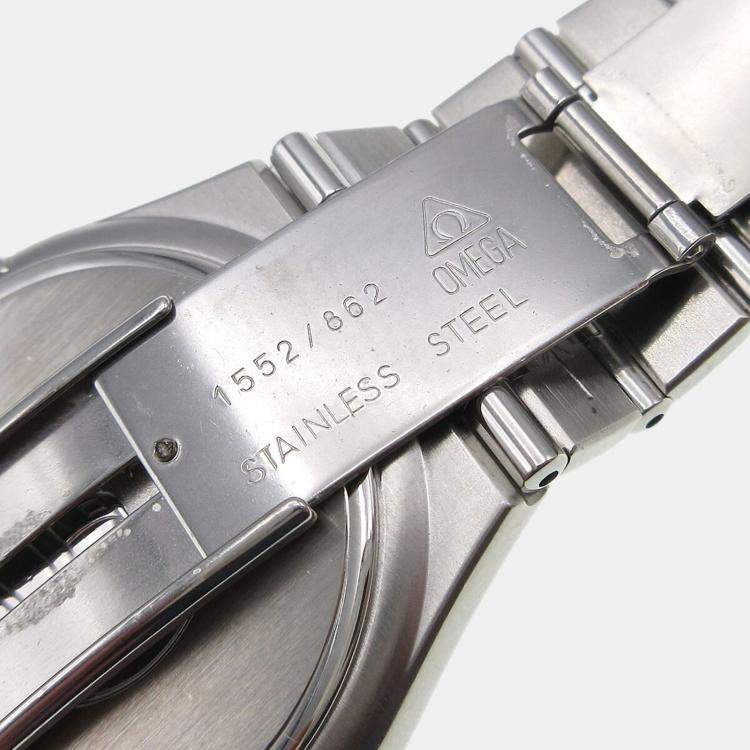 Pre Owned Omega Constellation Automatic Silver Stainless Steel Women's Wristwatch 33 mm