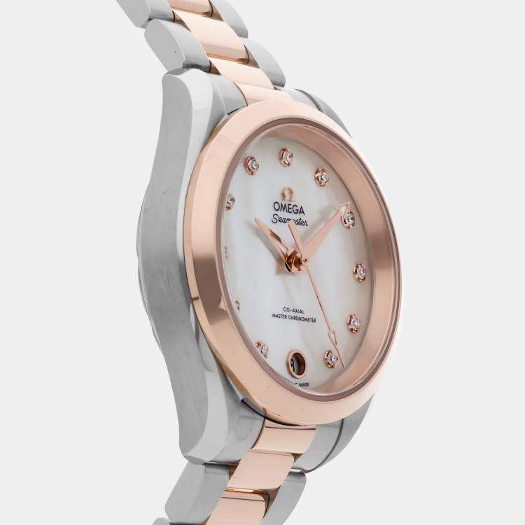 مملوكة مسبقًا Pre-Owned Omega Seamaster Aqua Terra 150M 220.20.34.20.55.001 Automatic 34 mm