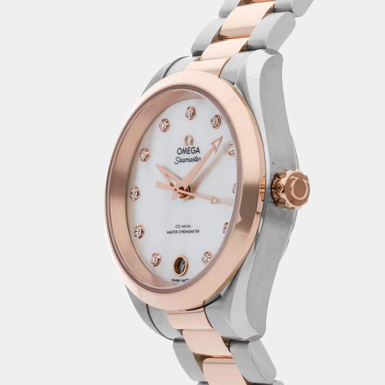 مملوكة مسبقًا Pre-Owned Omega Seamaster Aqua Terra 150M 220.20.34.20.55.001 Automatic 34 mm