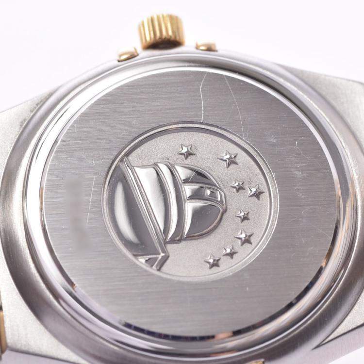 مملوكة مسبقًا Omega White Yellow Gold And Stainless Steel Constellation 1262.30 Women's Wristwatch 23 MM