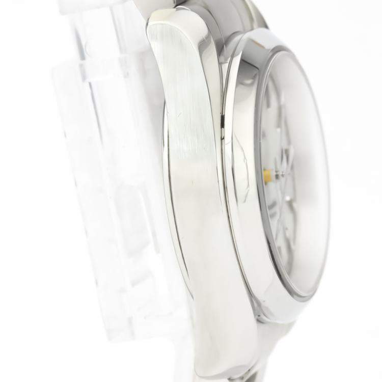 Pre Owned Omega Silver Stainless Steel Seamaster Aqua Terra 231.10.30.61.02.001 Women's Wristwatch 30 MM