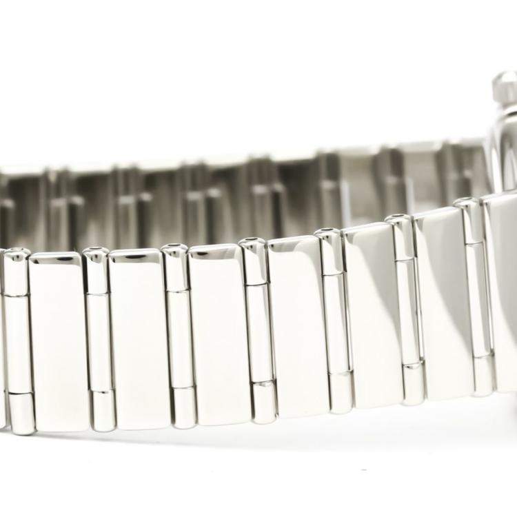 Pre Owned Omega Grey Stainless Steel Constellation My Choice Quartz 1561.51 Women's Wristwatch 22 MM