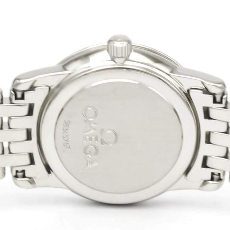 Pre Owned Omega Silver Stainless Steel De Ville Prestige 4570.31 Women's Wristwatch 22 MM