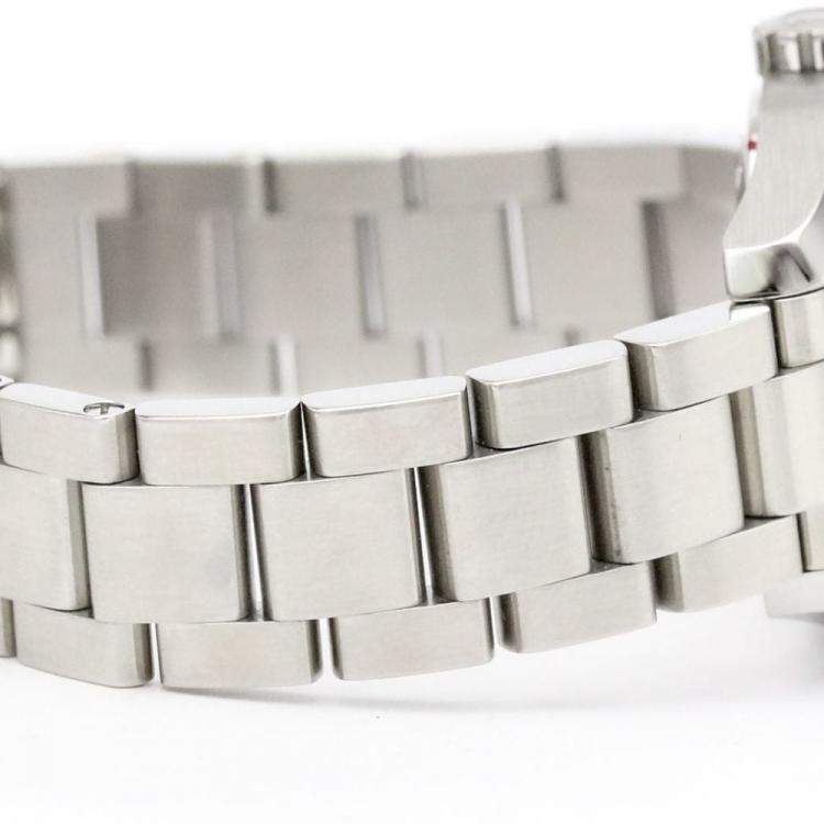 Pre Owned Omega Silver Stainless Steel Seamaster Aqua Terra 231.10.30.61.02.001 Quartz Women's Wristwatch 30 mm