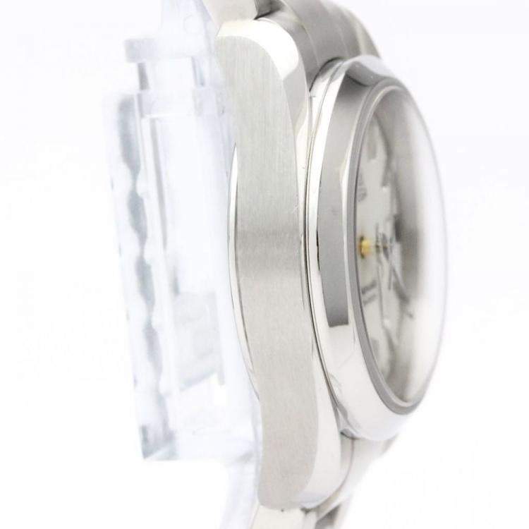 Pre Owned Omega Silver Stainless Steel Seamaster Aqua Terra 231.10.30.61.02.001 Quartz Women's Wristwatch 30 mm